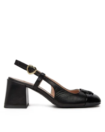Sandale dama,  Nappa/Naplak, negru, piele naturala,