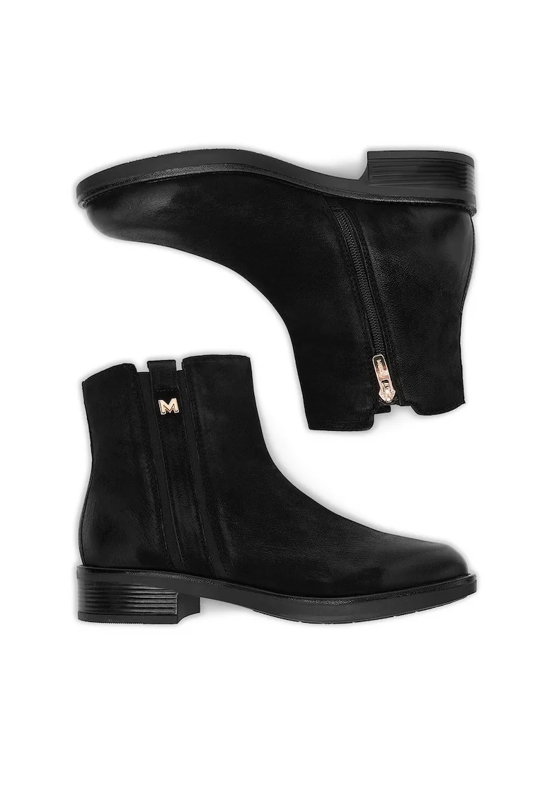Botine dama CEO-MX/032C-WI23,  Piele naturala, Negru,