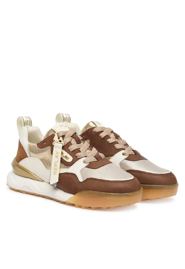 Tenisi dama,  piele naturala, multicolor,
