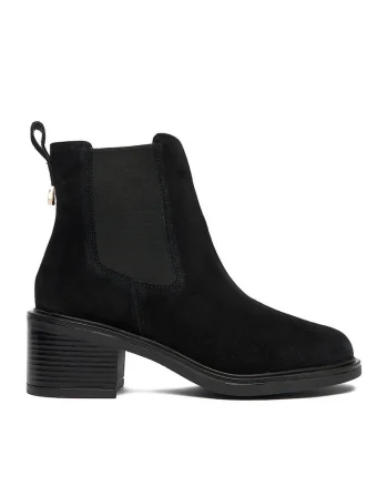 Botine dama din piele naturala  Negru, Negru