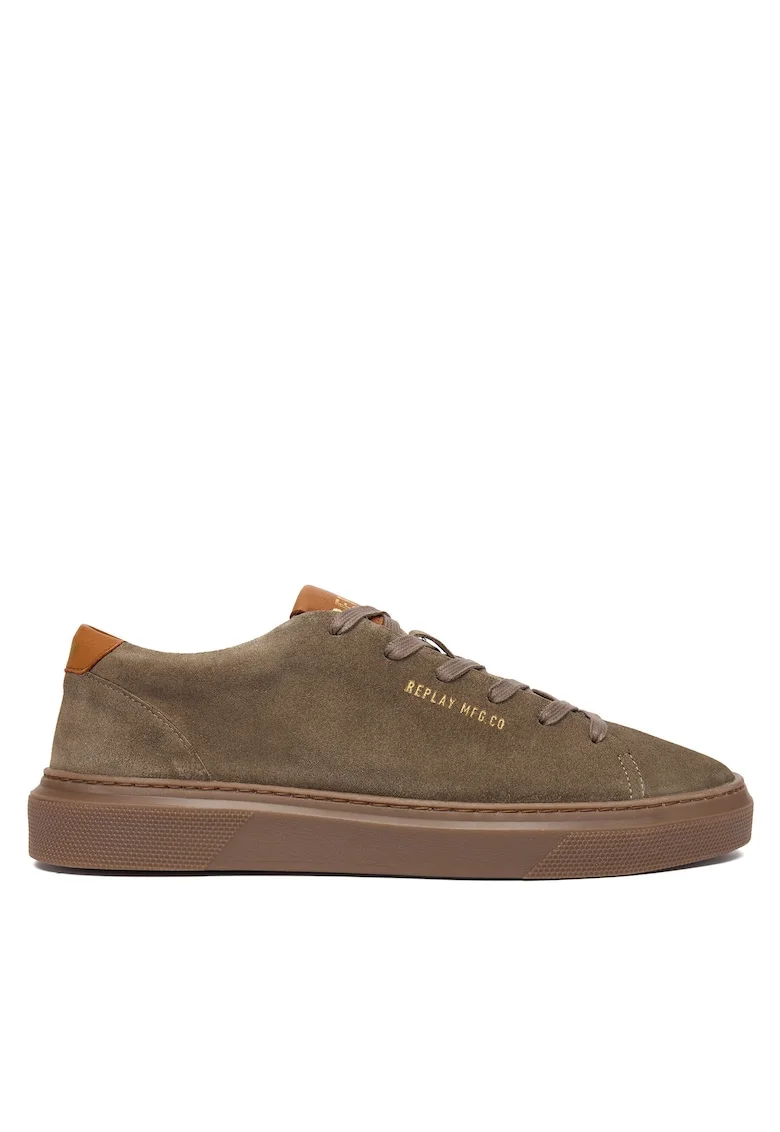 Tenisi barbati,  Taupe 057, piele naturala, maro