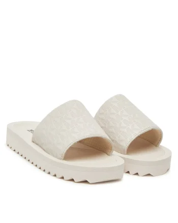Papuci pentru fete MK01372270,  Textil, Alb