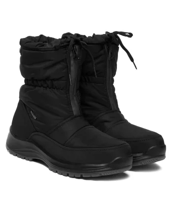 Botine dama 100 Colorado 58 PL76,  Textil, Negru,