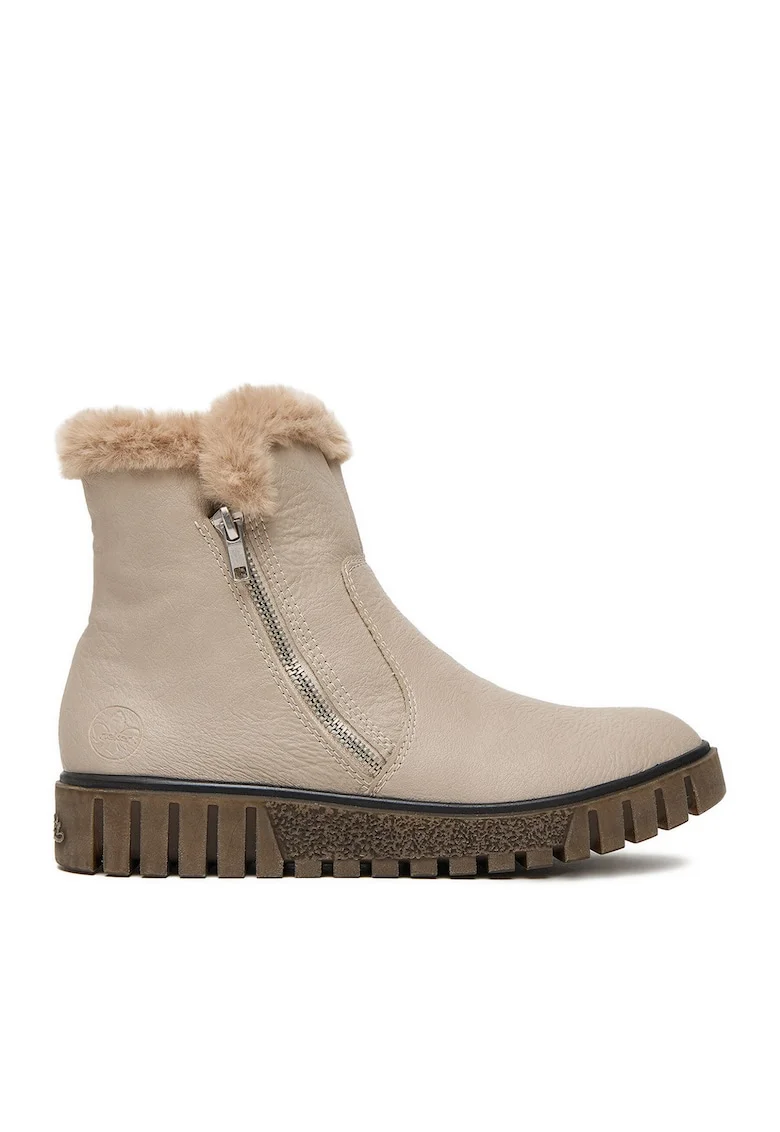 Botine pentru dama  Textil, Bej, Bej