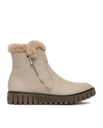 Botine pentru dama  Textil, Bej, Bej