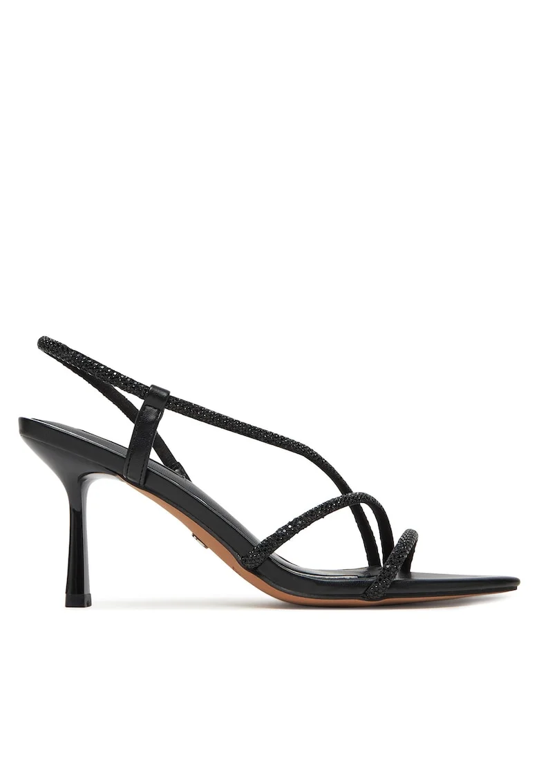 Sandale dama,  R25SS019000, cu toc, negru