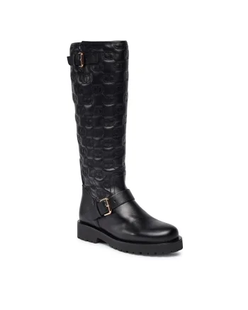 Cizme dama,  piele naturala, negru,