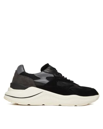 Tenisi barbati  Fuga Mesh, piele naturala, negru