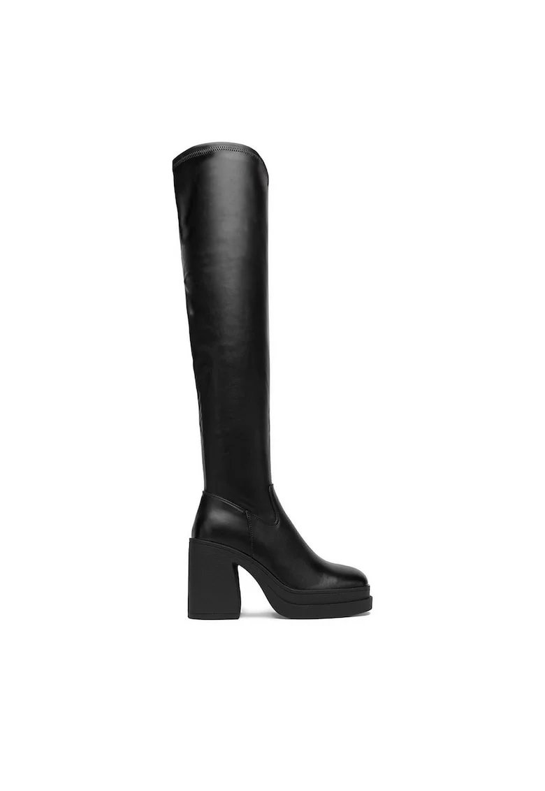 Cizme dama,  6101-1, negru