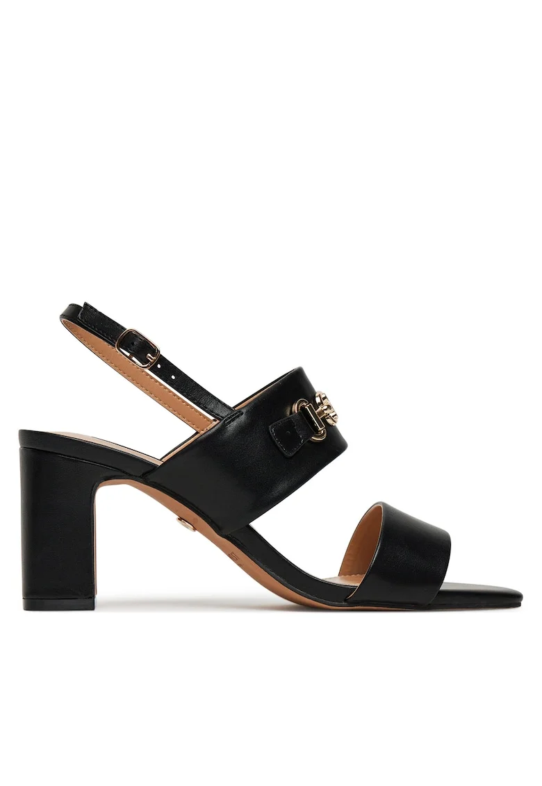 Sandale dama,  cu toc, negru