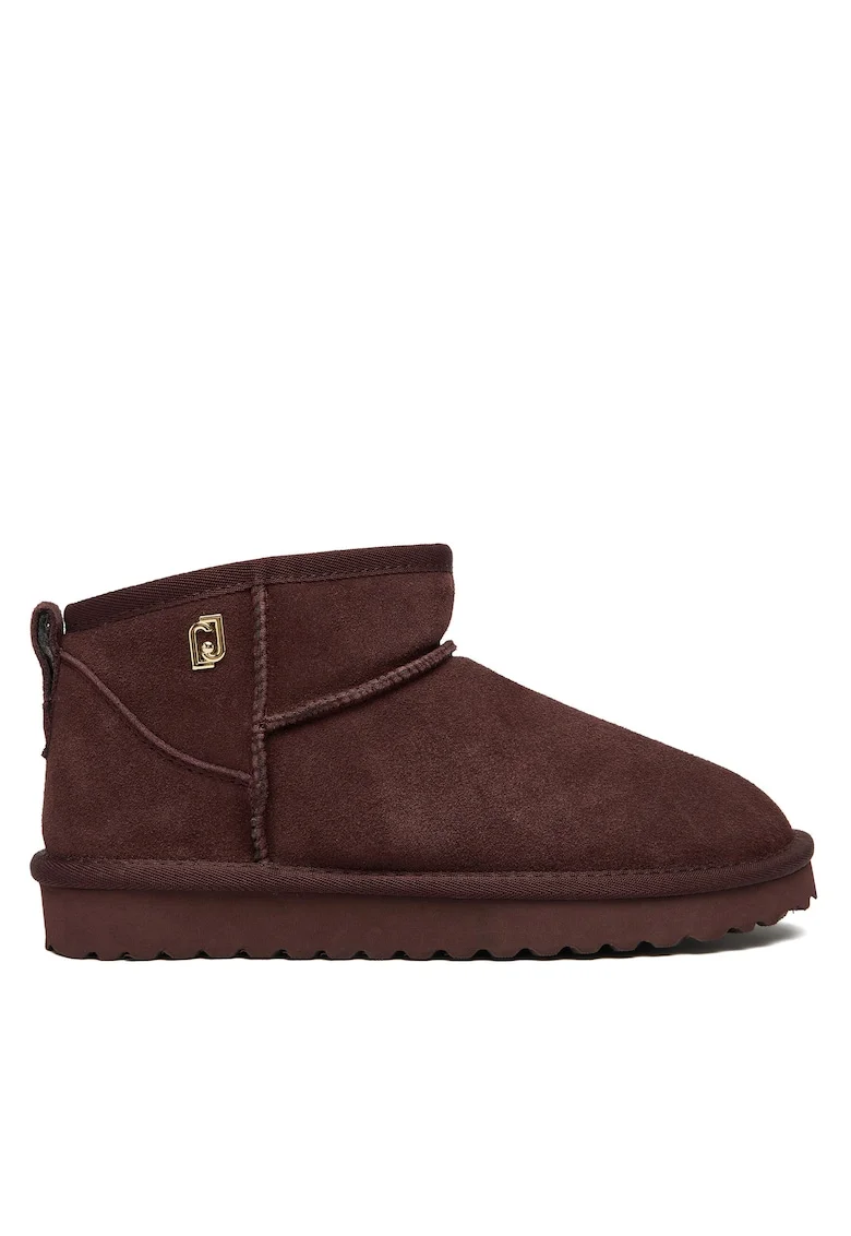 Ghete dama  Amarone, piele naturala, maro,