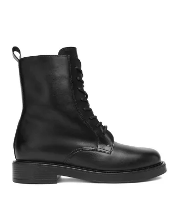 Ghete dama  C Zane, piele naturala, negru