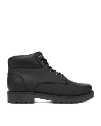Ghete barbati,  CEO-BOWER-18 MI08, piele naturala, negru