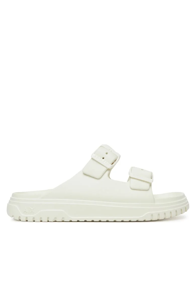 Slapi dama,  Off White, piele ecologica