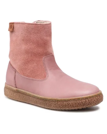 Cizme fete,  piele naturala, roz,