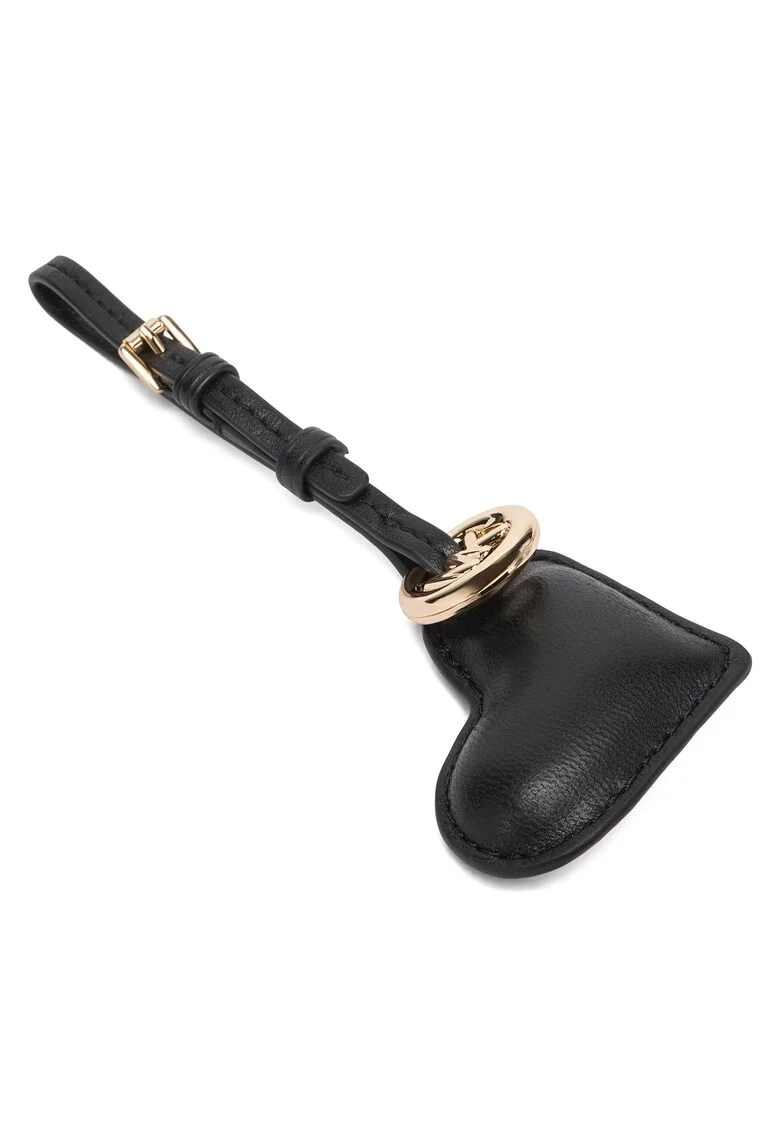 Pandantiv Geanta dama,  neagra, piele naturala