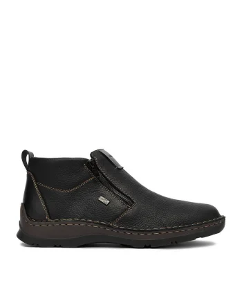 Ghete barbati  piele naturala, negru, 05398-00
