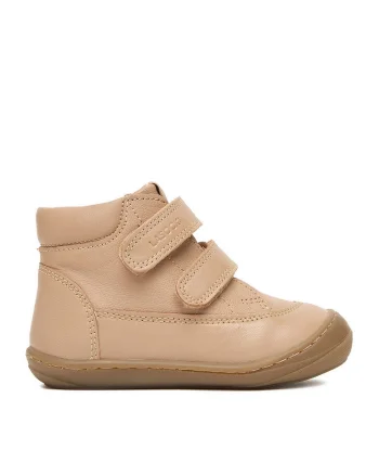 Ghete fete,  piele naturala, bej