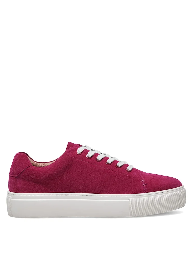 Tenisi dama,  piele naturala, roz,