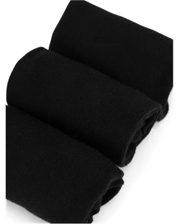 Set 3 perechi sosete dama,  Negru,