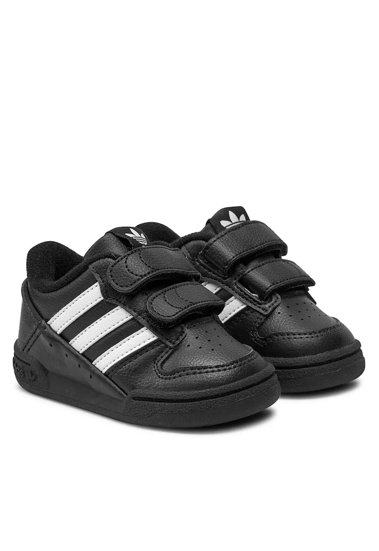 Pantofi copii,  Team Court 2 Str Cf, negru/alb, piele naturala