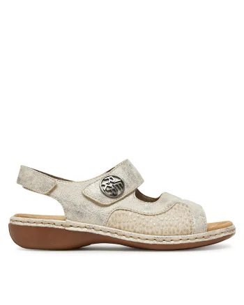Sandale dama  65989-90, bej