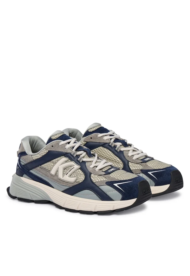 Tenisi barbati  multicolor, piele naturala