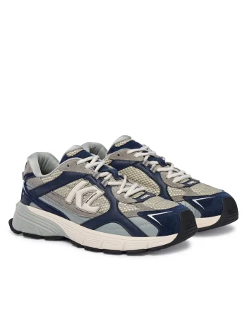 Tenisi barbati  multicolor, piele naturala