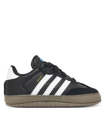 Pantofi copii,  Samba Kids, piele ecologica, negru, unisex