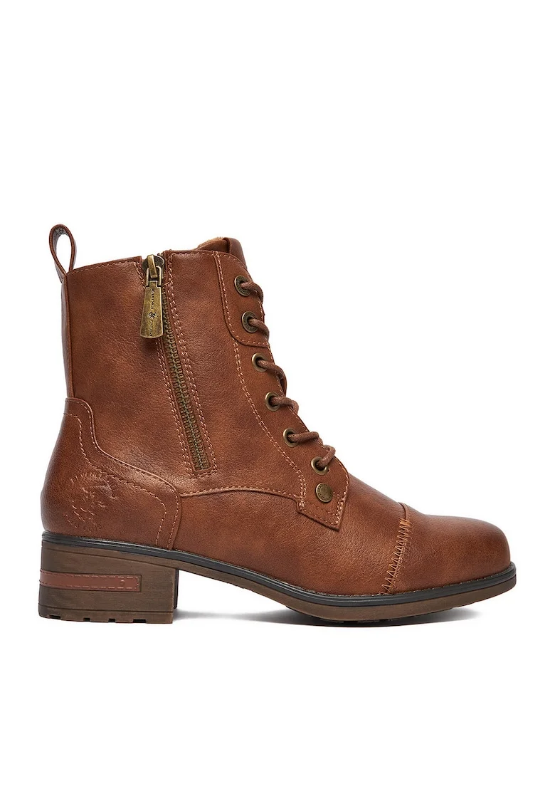 Botine dama,  maro, textil CEO-WS6631-01