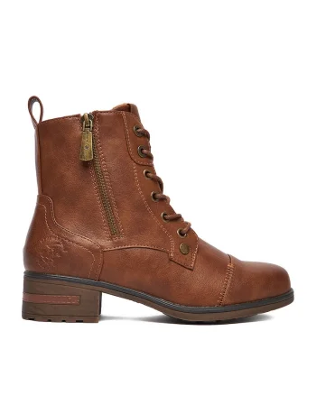 Botine dama,  maro, textil CEO-WS6631-01