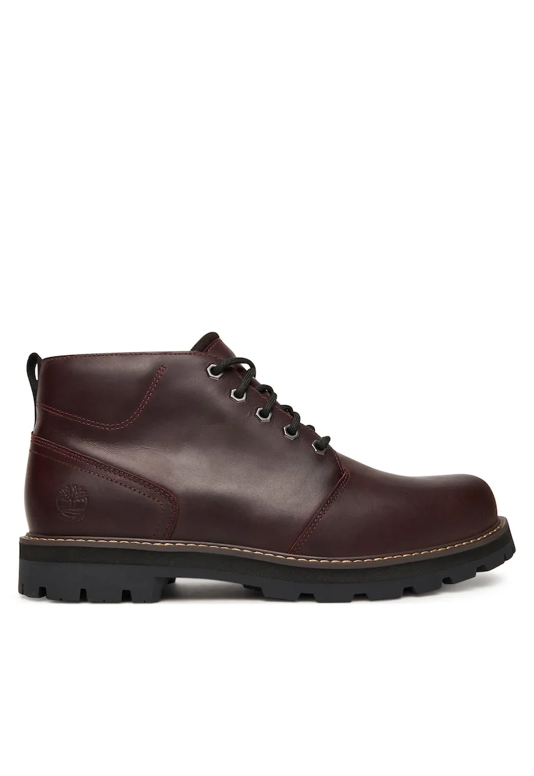 Ghete barbati  Burgundy Full Grain, impermeabile, piele naturala