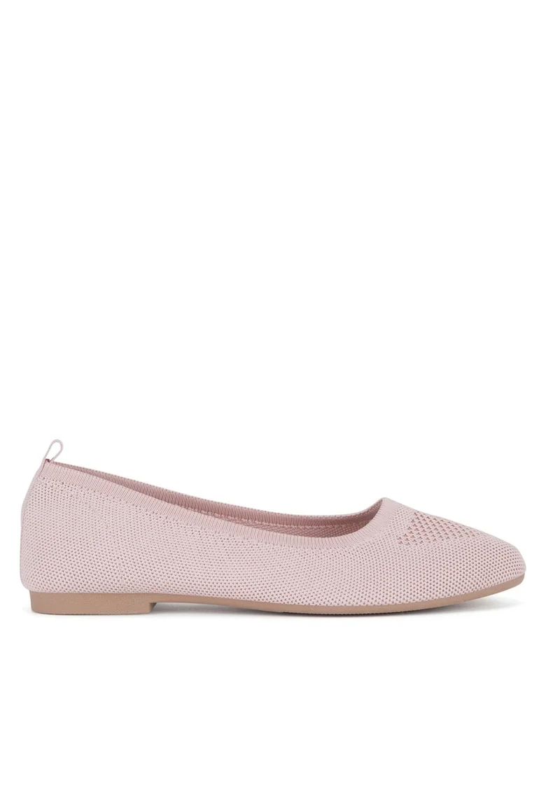 Balerini dama,  textil, roz