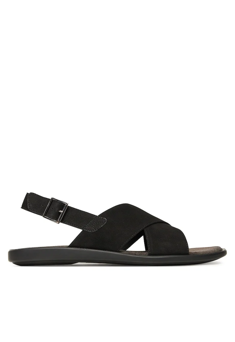 Sandale barbati  GRAZER-15 MI25, piele naturala, negru