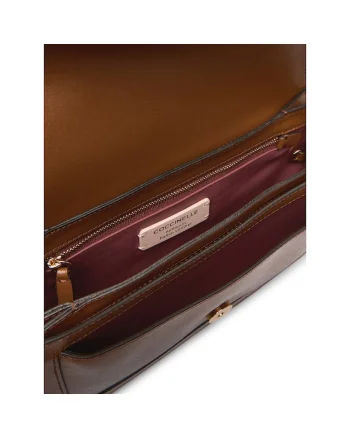 Geanta dama  C-Me, piele naturala, culoare cognac, dimensiuni nedefinite