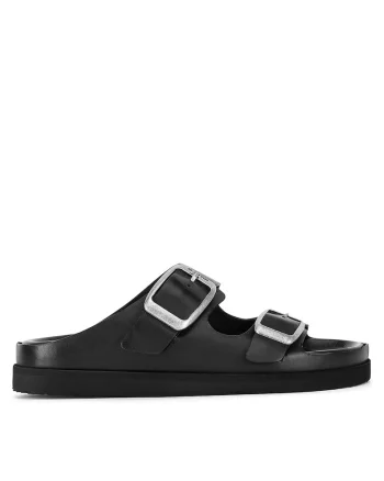 Slapi dama  model CAMERON-25SS534, piele naturala, negru