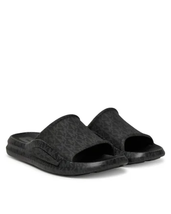 Papuci unisex  model Griffin, negru