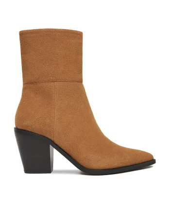 Botine dama,  CEO-HY23222S-1, bej, sintetic,