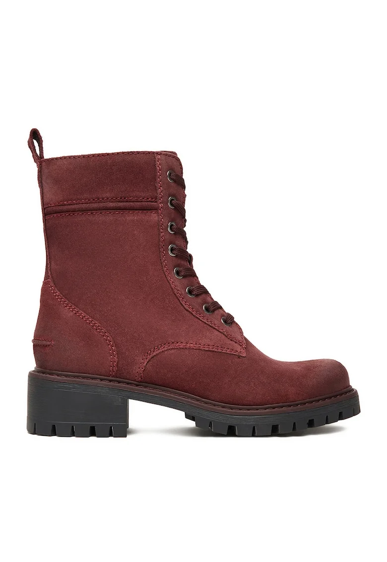 Ghete dama  CEO-WI16-D-466-05, piele naturala, Rosu