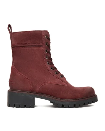 Ghete dama  CEO-WI16-D-466-05, piele naturala, Rosu