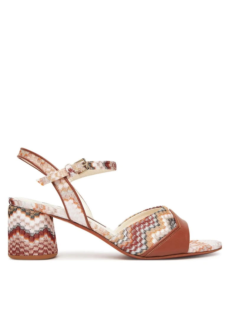 Sandale dama,  Wave Brown, Textil