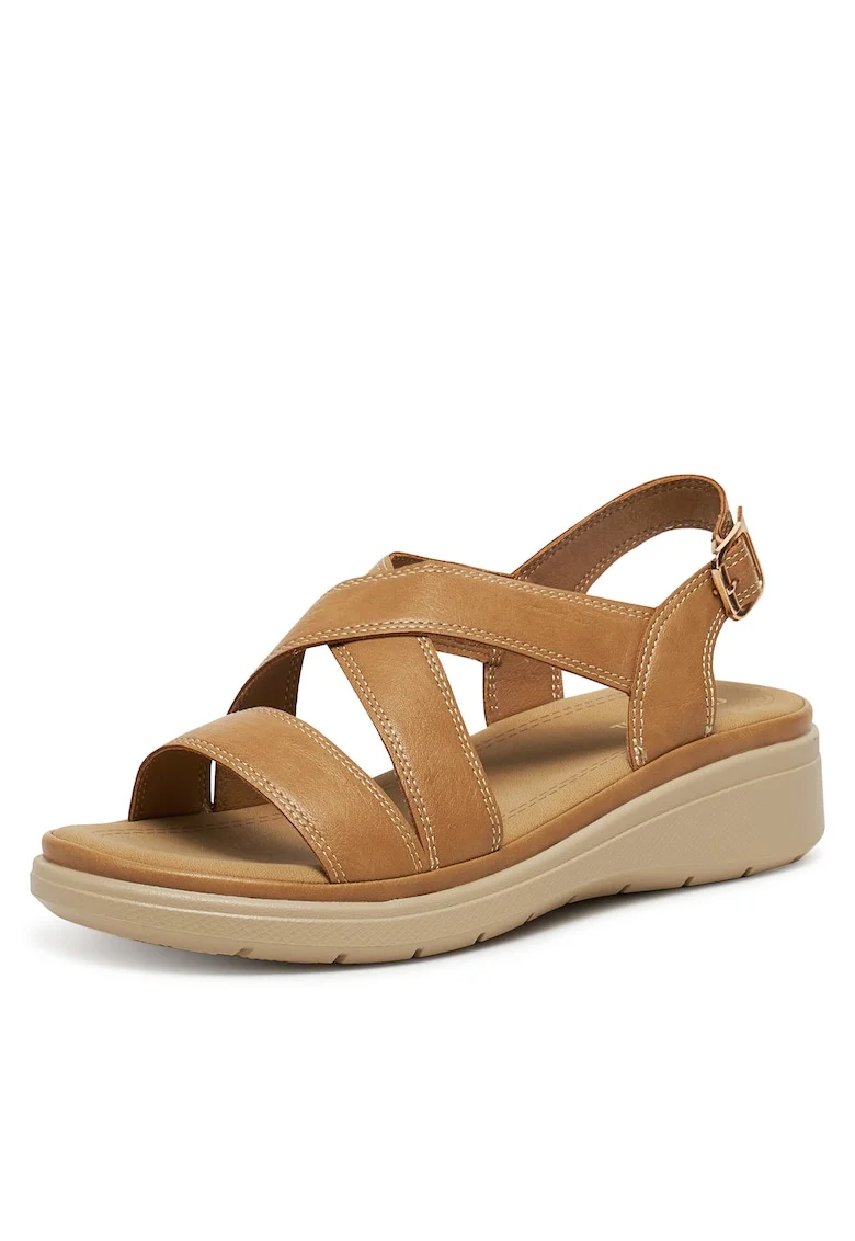 Sandale dama  maro, textil