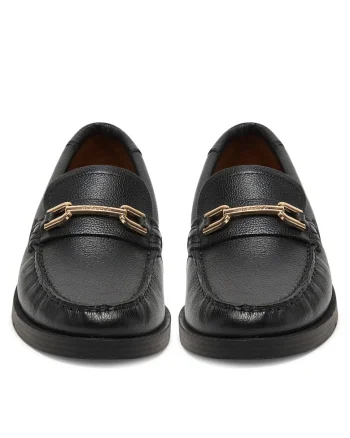 Mocasini dama  piele naturala, negru
