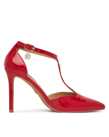 Pantofi dama,  stiletto, rosu
