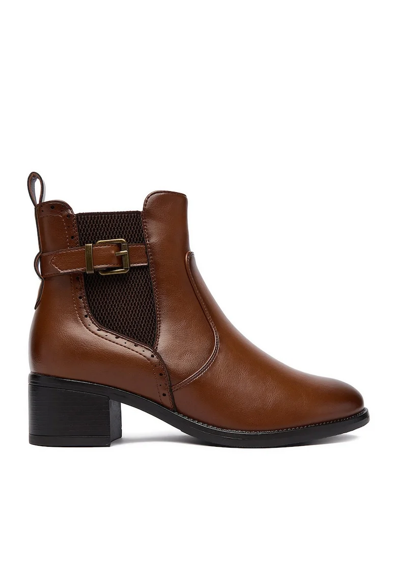 Botine dama CEO-RE21E838-27,  Textil, Maro
