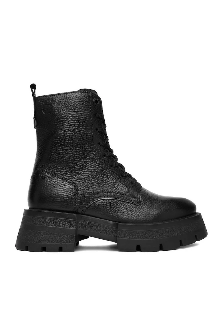 Ghete dama  piele naturala, negru, CEO-WI16-525-02