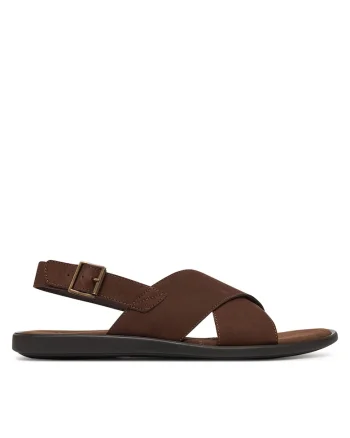 Sandale barbati  GRAZER-15, piele naturala, maro