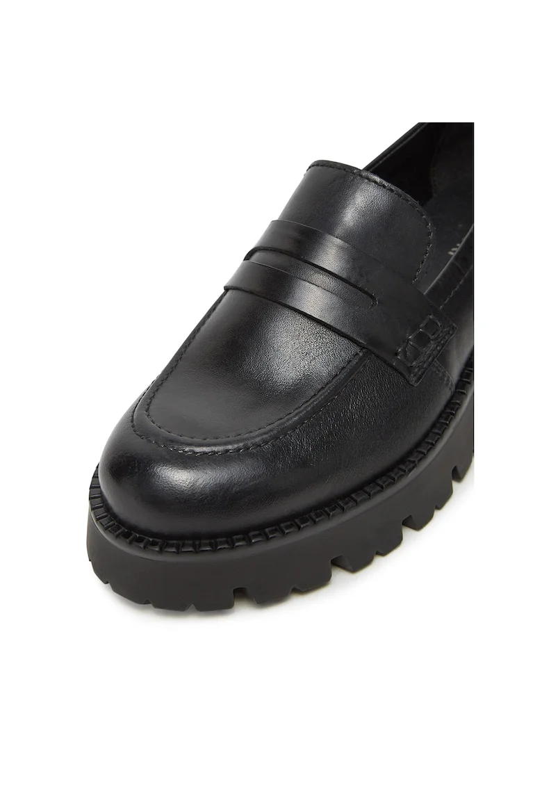 Mocasini dama,  piele naturala, negru, CEO-WI16-780-03