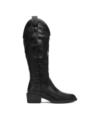 Cizme dama,  cowboy, negru