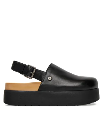 Sandale dama,  FAIZA-118914, piele naturala, Negru